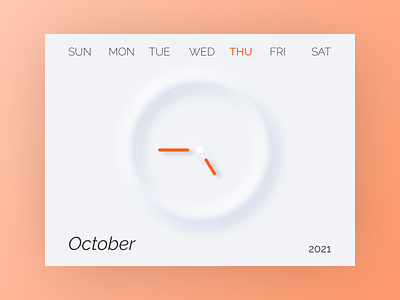Minimal clock interface design