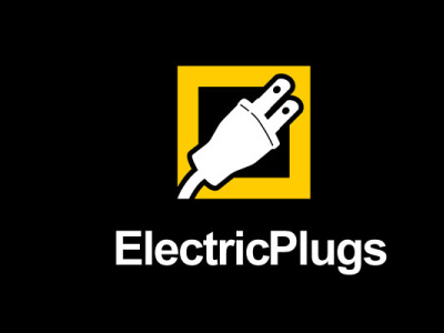 Electric Plugs branding electric graphic design logo simple