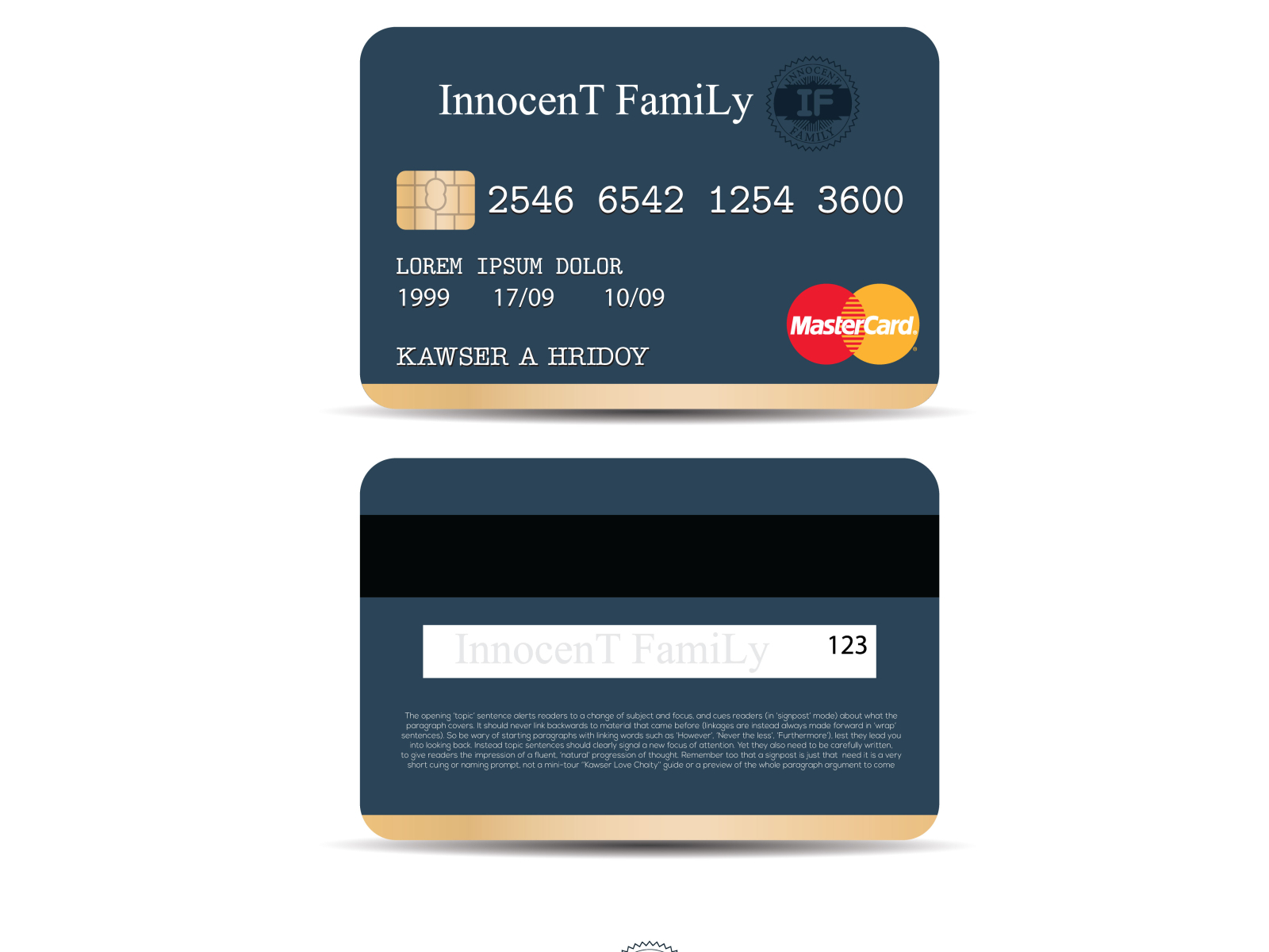 Master Card Design by Md Kawser Ahmed on Dribbble