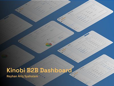 Show an Insightful Data on Kinobi B2B Dashboard case study dashboard design portfolio redesign uiux ux website
