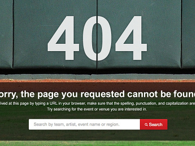 404 Error Page