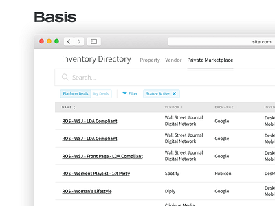 Inventory Directory