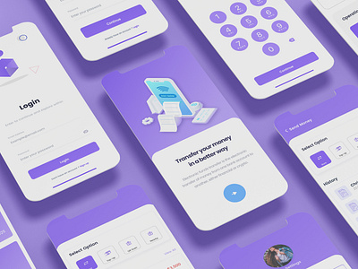 Finance App UI concept (Selective Screens) by Osama Ali on Dribbble