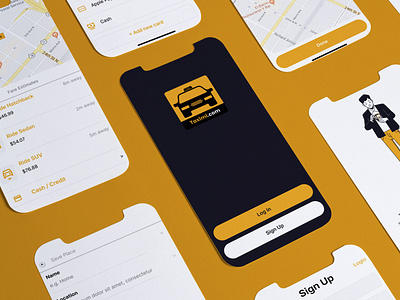 Taxi Booking App UI