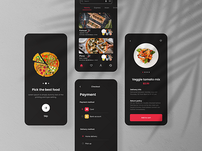 Food Delivery App Design