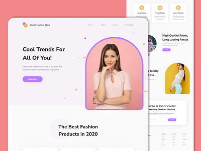 Fashion Store Landing Page