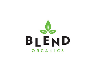 Blend Organics Juice & Smoothie Bar blend branding branding design green juice logo logodesign organic smoothie