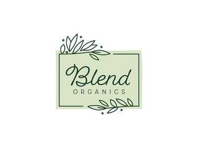 Blend Organics Juice Bar blend branding branding design juice juice bar logo logodesign organic smoothie