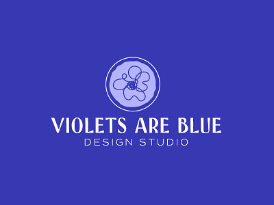 Violets Are Blue | Brand Identity brand design brand identity brand identity design branding floral design florist floristry flowers illustration flowershop logo logodesign