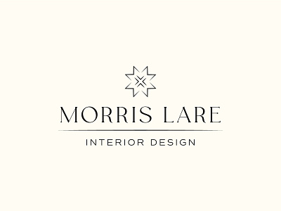 Morris Lare Interior Design brand design branding interior design logo pattern