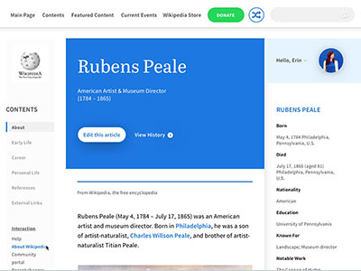 Wikipedia Redesign redesign ui wikipedia