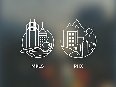 Location Icons iconography