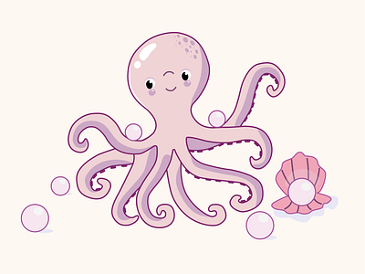 Octopus ocean octopus pearl