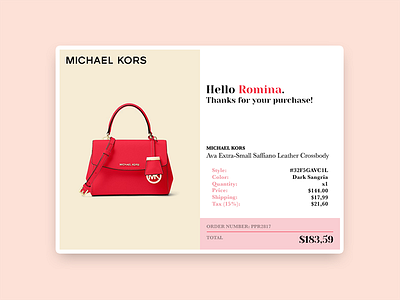 Michaelkors designs, themes, templates and downloadable graphic elements on  Dribbble