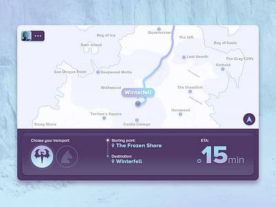 #DailyUi: #020 Location Tracker