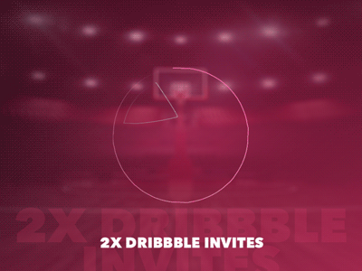 2X Dribbble Invites! 2x ae animation draft dribbble invite