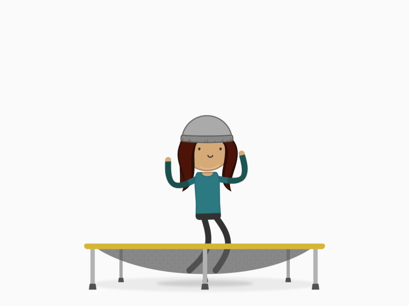 trampoline after effects animation gif illustration trampoline