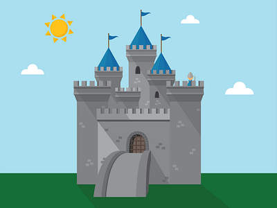 castle castle illustration vector