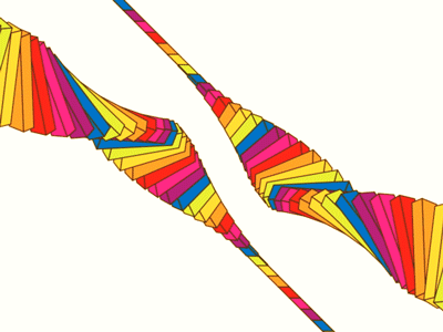 helix animation experimental geometric gif graphics helix loop motion