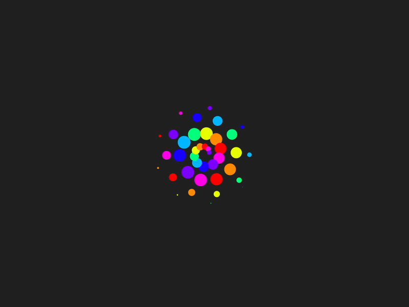 spiral doodle animation gif graphics loop motion rainbow spiral