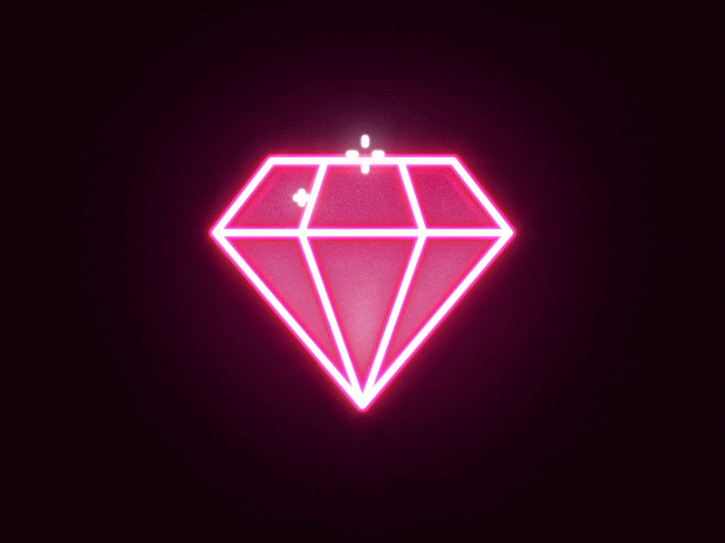 diamond animation diamond gem gif motion graphics pink sparkle