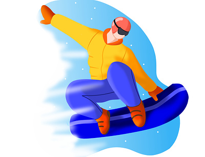 snowboarders illustration