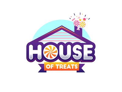 House of Treats branding design illustration logo