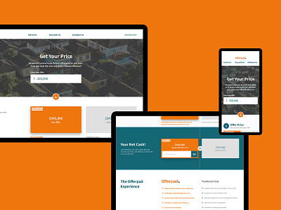 Offerpad design layout mobile design ui ux web web design