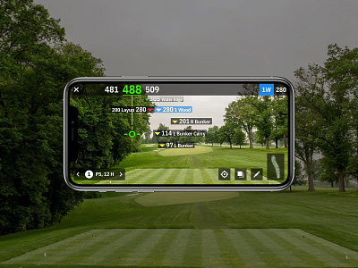 Golfscape ar design design layout mobile app mobile design ui ux