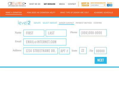 E2E Donation Form 1