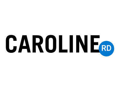 Caroline RD logo / opt2 brand diet food health identity logo nutrition wip