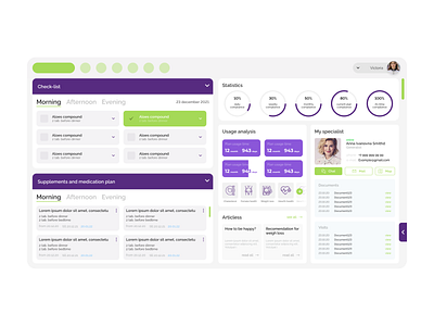 Flat dashboard dashboad design desktop doctor figma flat flatdesign med medical medication minimalism ui ux