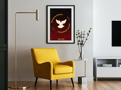 Bird Poster--Interior Mockup