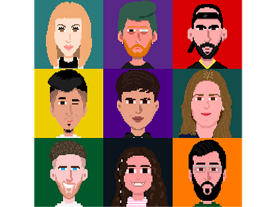 Custom Avatars animacion animation design draw fun illustration ilustración pixelart