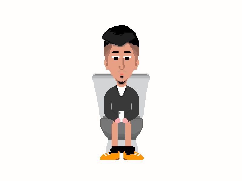 Mr Canetin - Busy animacion animation design illustration ilustración pixelart pixelartist twitch