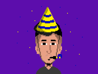 MrCanetin - Birthday alert animacion animation birthday design fun illustration ilustración pixelart twitch