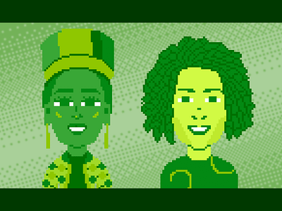 African People #2 360 africa design draw illustration ilustración mtv pixelart pixelartist