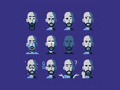 Twitch Emotes design emoji emotes funny illustration ilustracion ilustración pixelart pixelartist stream twitch