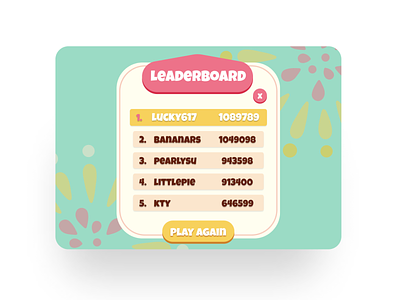 Daily UI Day 19 - Leaderboard