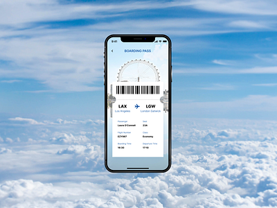 Daily UI Day 24 - Boarding Pass 024 boarding boardingpass dailyui dailyuiday24 day24 design pass travel ui