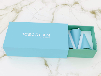 Icecream cosmetics design icecream logo product product design skincare