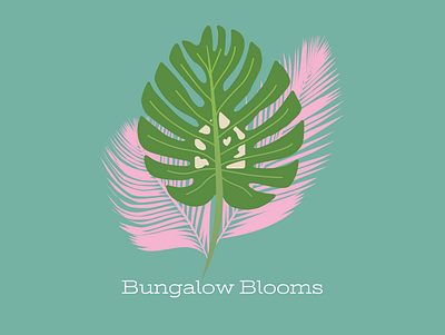 Bungalow Blooms logo vector