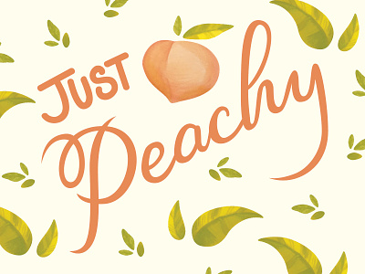 Just Peachy Lettering