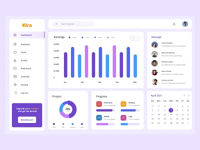 Business Report Dashboard app chart clean dashboard desktop icon illustration ios landing page logo mobile app modern money profile purple transaction typogaphy ui uiux website