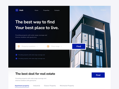 Real estate agency website