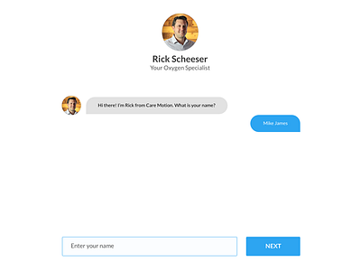 Care Motion - Chatbot UI