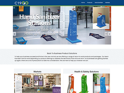 COVID Pivot Website cms logo photoshop ui web