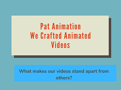 Pat Animation Services animation agency florida corporate animation florida explainer video south florida
