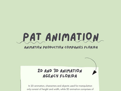 animation production companies florida animated explainer video miami animation 2d animation agency florida animation design design