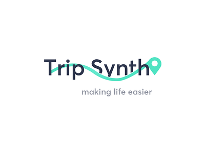 Tripsynth Logo branding design exploration visual brand logo playful ride app ride sharing synth travel typography vector